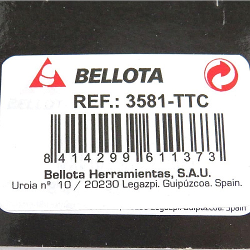 Поворотний болт Bellota 3581-TTC із шайбою