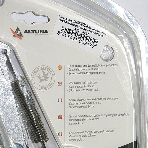 Секатор+пилка телескопическая Altuna J497.A для работы в труднодоступных местах 2х2000 мм