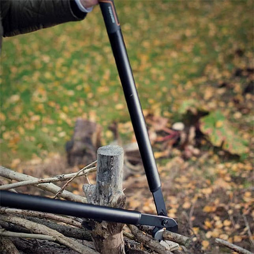 Сучкоріз Fiskars SingleStep (L) L39 з ковадлом (1001430)