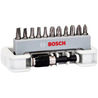 Биты Bosch, набор 11шт, магнитный битодержатель, SL, PH, PZ, T, 25мм