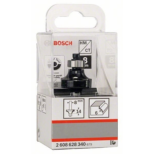 Фреза карнизна Bosch Professional Std S8 R6 L13.2