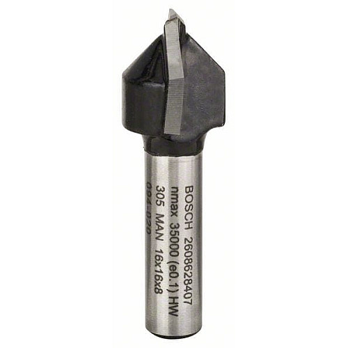 Фреза пазова V-подібна Bosch Professional V Std S8 D16 L16 90°