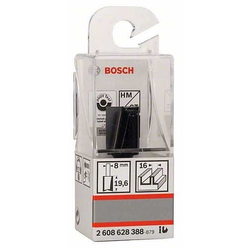 Фреза пазова Bosch Professional з двома лезами Std S8 D16 L20