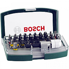 Біти Bosch, набір 32шт, магнітний бітотримач, SL,PH,PZ,H,T,TT, 25мм, кейс