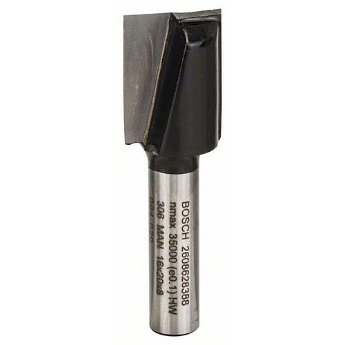 Фреза пазова Bosch Professional з двома лезами Std S8 D16 L20