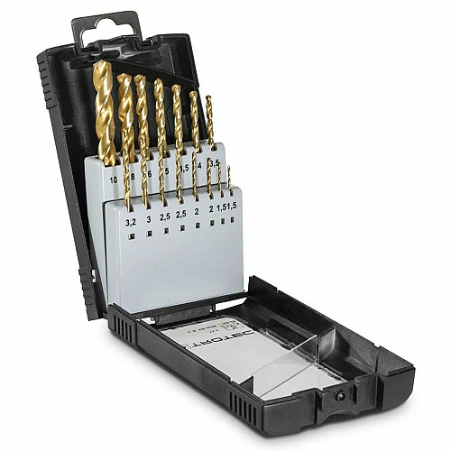 Набор сверл по металлу Trotec 15 pieces HSS Metal Drill Set (6200001131)