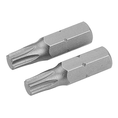 Биты Tolsen, набор 2шт, Torx T15х25мм, сталь S2