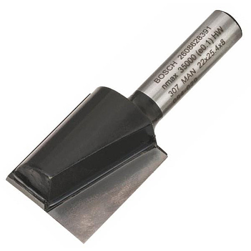 Фреза пазова Bosch Professional з двома лезами Std S8 D22 L25