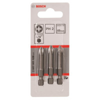 Біти Bosch Extra-Hart PH2, 49мм, 3шт