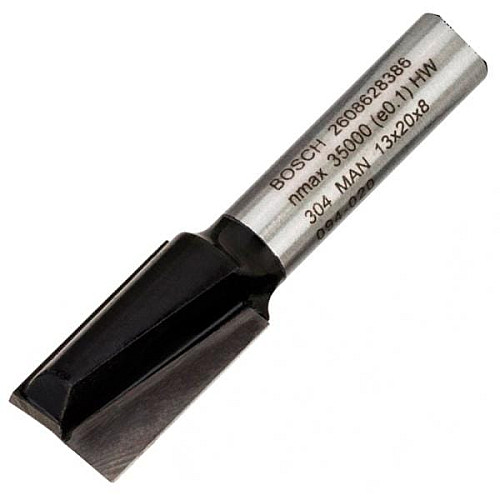 Фреза пазова Bosch Professional з двома лезами Std S8 D13 L20