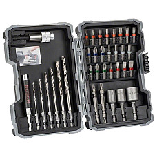Біти та свердла Bosch Pro-Mix Metal, набір 35шт, магнітний бітотримач, торцеві головки 3шт