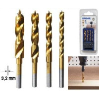 Сверло по дереву Dremel, набор 4шт