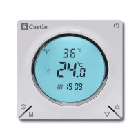 Терморегулятор программированный Castle AC829H, белый