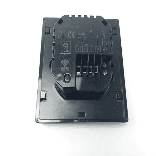 Терморегулятор програмований Castle AC603H з функцією Wi-Fi, чорний