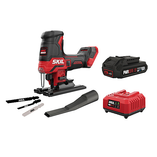 Лобзик аккумуляторный SKIL 3440 CA Compact 20В 1х2.5А·час 3500об/мин ход 23мм 1.5кг