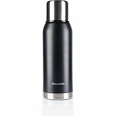 Термос Naturehike Q-9H NH19SJ010, 304 сталь, 1.0 л, чорний
