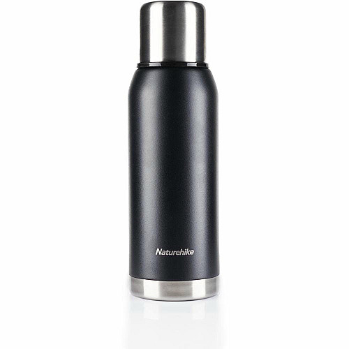 Термос Naturehike Q-9H NH19SJ010, 304 сталь, 1.0 л, черный
