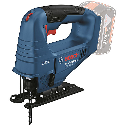 Лобзик аккумуляторный Bosch Professional GST 183-LI 18В 0-3300об/мин ход 20мм 1.6кг без АКБ и ЗП