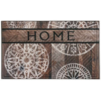 Килимок придверний MultyHome Wood Medallion, 45x75 см