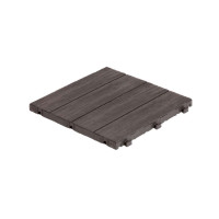 Декоративне покриття для підлоги Multy Home Woodgrain, рифлене, 30х30см, коричневий, уп.6 шт.