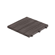 Декоративне покриття для підлоги Multy Home Woodgrain, рифлене, 30х30см, коричневий, уп.6 шт.