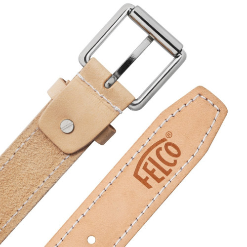 Ремінь FELCO 941 з натуральної бежевої шкіри (Фелко 941)