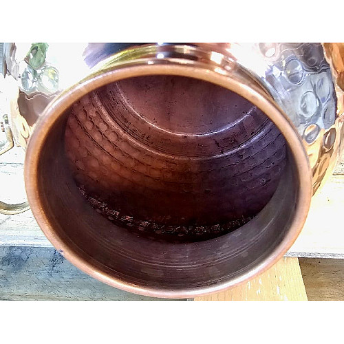 Аламбік мідний на 3л; з термометром, тип CACHIMBO, AV Filhos. Португалія