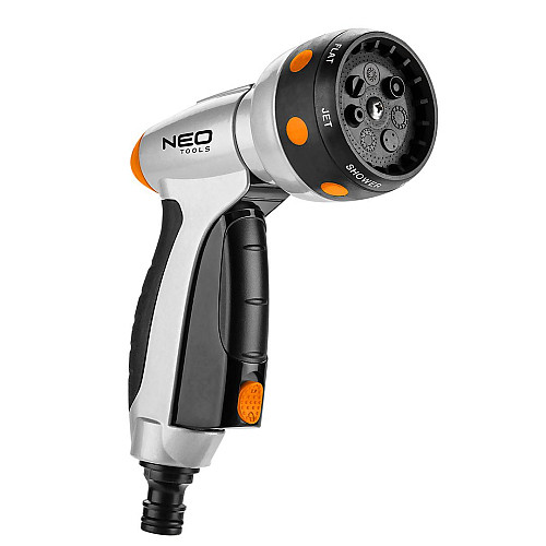 Зрошувач ручний Neo Tools CLICK, пістолетний, 7 функцій 0.306кг