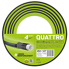 Шланг садовий Cellfast QUATTRO 1/2' 25м 4 шари до 20бар -10…+50°C