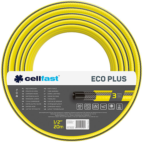 Шланг садовий Cellfast ECO PLUS 1/2