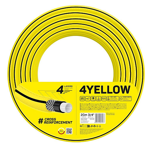 Шланг садовий Cellfast 4YELLOW 3/4