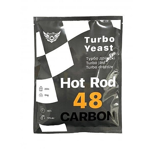 Спиртові турбо дріжджі Hot Rod 48 Carbon на 25 л