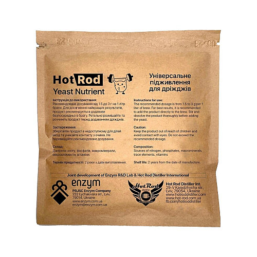 Универсальная подпитка для дрожжей Hot Rod Yeast Nutrient (100г)
