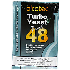 Сухі дріжджі Alcotec Turbo Pure 48, 135 г