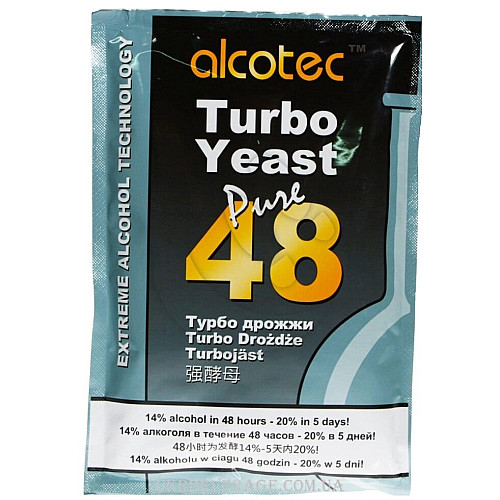 Сухі дріжджі Alcotec Turbo Pure 48, 135 г