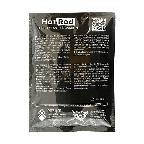 Спиртові турбо дріжджі Hot Rod 48 Carbon на 25 л