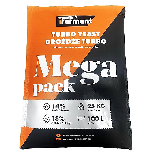 Дрожжи IFERMENT MEGA PACK / аналог Alcotec MEGA Pack 100l /