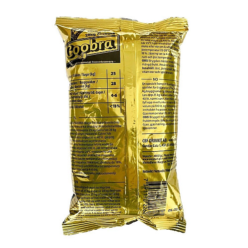 Дріжджі Coobra Mega Pack 100 L