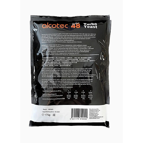 Дріжджі Турбо Alcotec CARBON 48