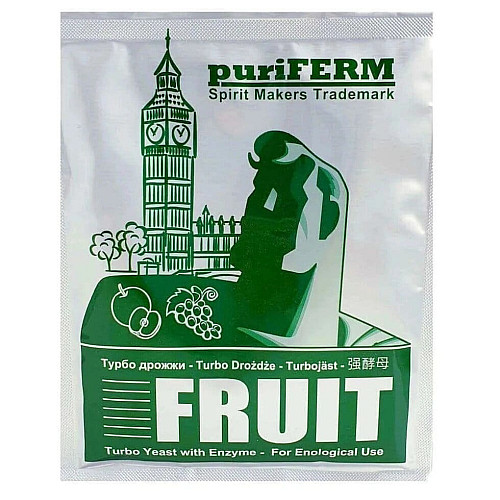 Фруктові турбо дріжджі Puriferm Fruit, 50 г