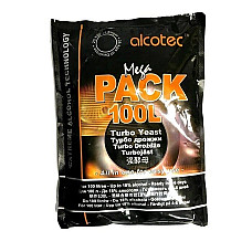 Турбо-дріжджі Alcotec MEGA PACK 100L, 360 гр.