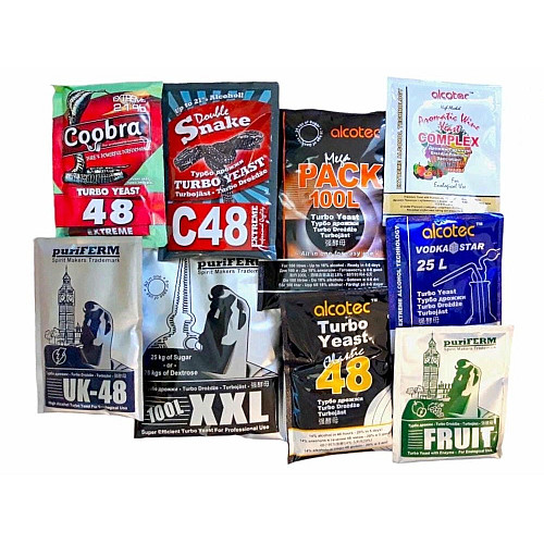 Фруктові турбо дріжджі Puriferm Fruit, 50 г