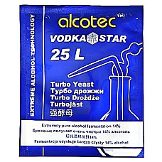 Турбо дріжджі Alcotec vodka star, 66г