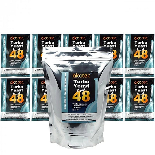 Сухі дріжджі Alcotec Turbo Pure 48, 1.35 Кг