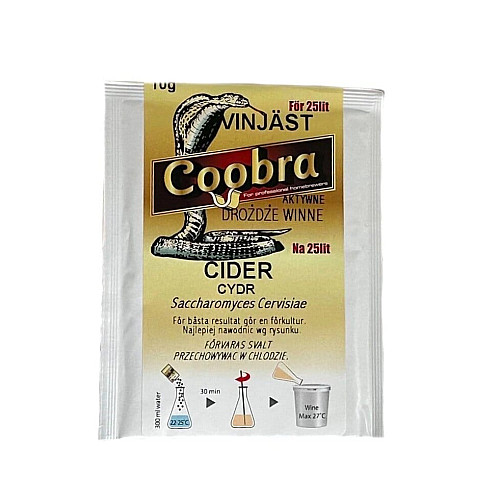 Дріжджі COOBRA Cider для сидру 10 г на 25 л