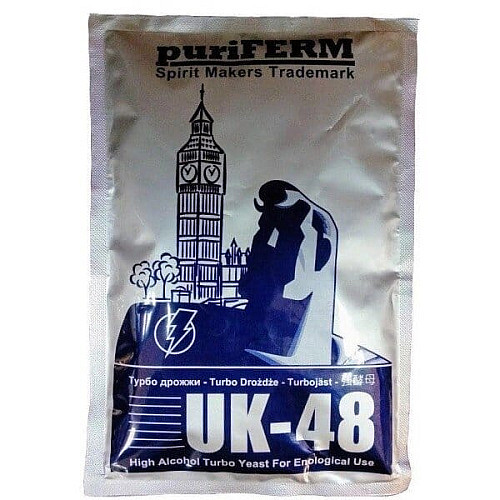 Сухі турбо дріжджі Puriferm UK-48 Turbo, 128 г