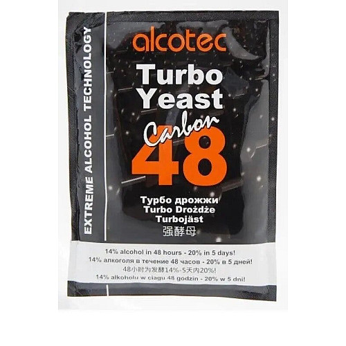Дріжджі Турбо Alcotec CARBON 48