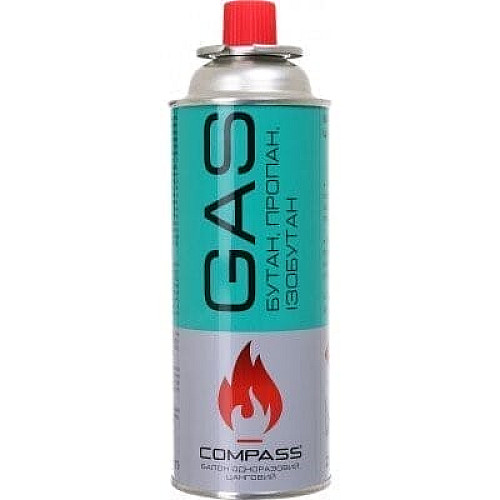 Газовий картридж з цанговим з'єднанням Compass 227 г Албанія