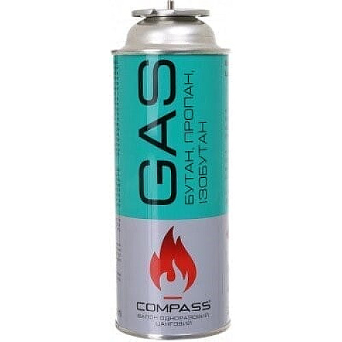 Газовий картридж з цанговим з'єднанням Compass 227 г Албанія