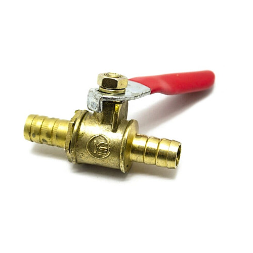 Кран шаровой воздушный латунь 6-6 мм.